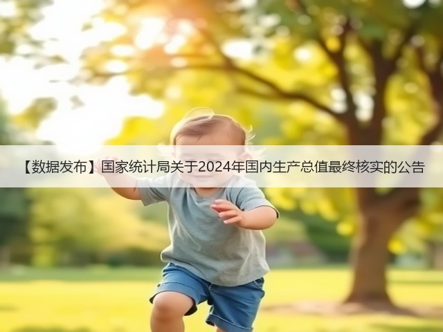 【数据发布】国家统计局关于2024年国内生产总值最终核实的公告(图2) 【数据发布】国家统计局关于2024年国内生产总值最终核实的公告(图2)