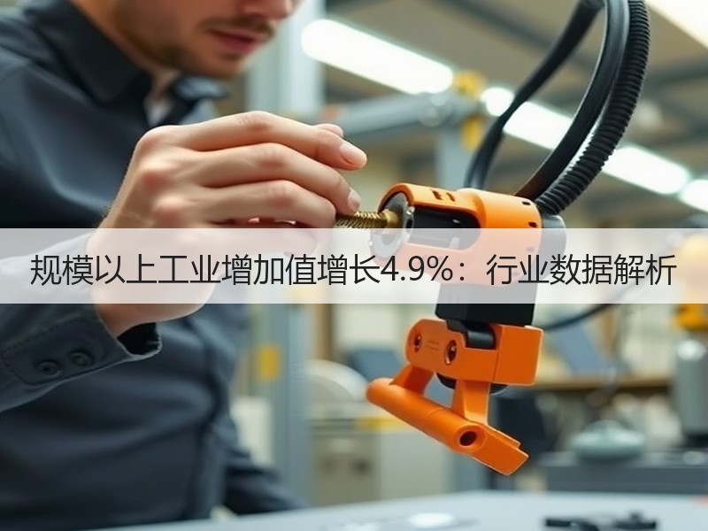 规模以上工业增加值增长4.9%：行业数据解析