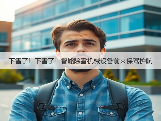 下雪了!下雪了!智能除雪机械设备前来保驾护航(图1) 下雪了!下雪了!智能除雪机械设备前来保驾护航(图1)