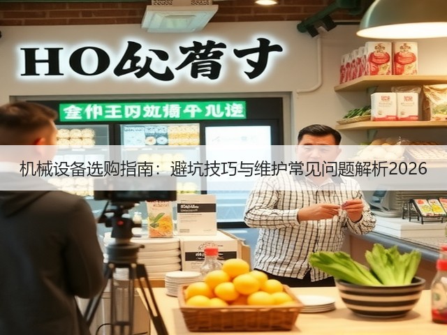 机械设备选购指南:避坑技巧与维护常见问题解析2026(图3) 机械设备选购指南:避坑技巧与维护常见问题解析2026(图3)