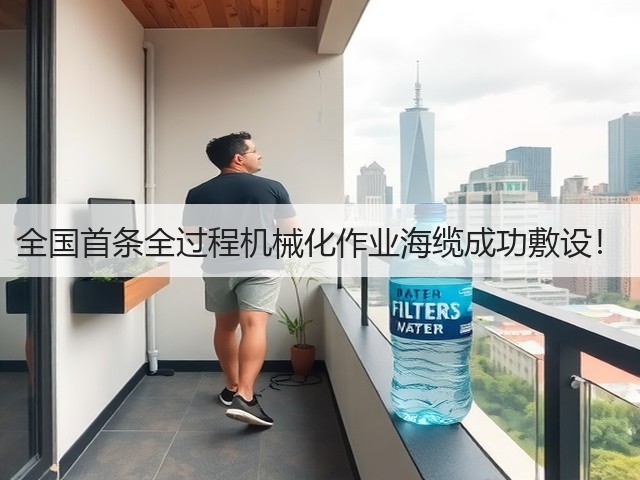 全国首条全过程机械化作业海缆成功敷设!(图2) 全国首条全过程机械化作业海缆成功敷设!(图2)