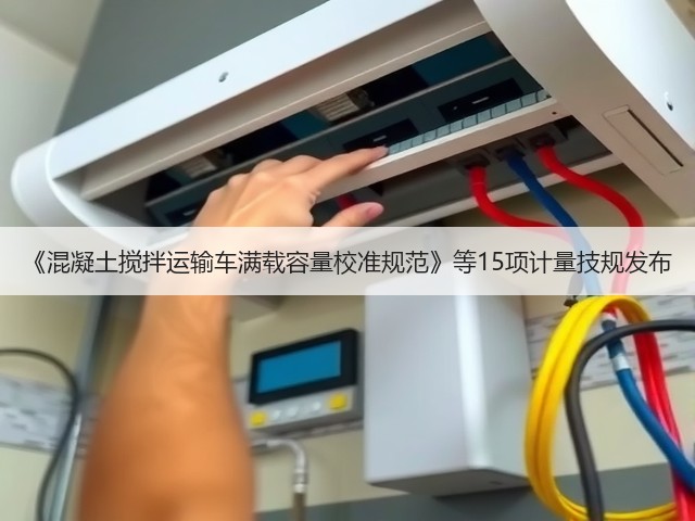 《混凝土搅拌运输车满载容量校准规范》等15项计量技规发布(图2)