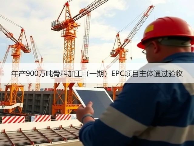 年产900万吨骨料加工(一期)EPC项目主体通过验收(图1) 年产900万吨骨料加工(一期)EPC项目主体通过验收(图1)