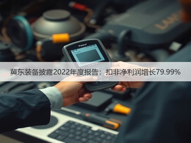 冀东装备披露2022年度报告：扣非净利润增长79.99%(图1)