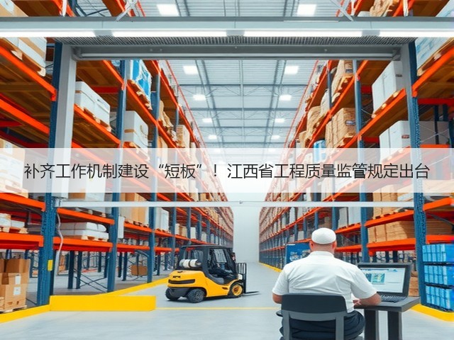 补齐工作机制建设“短板”！江西省工程质量监管规定出台(图1)