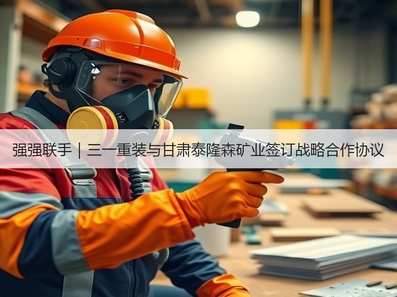 强强联手|三一重装与甘肃泰隆森矿业签订战略合作协议 强强联手|三一重装与甘肃泰隆森矿业签订战略合作协议