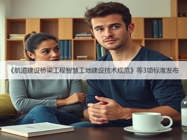 《航道建设桥梁工程智慧工地建设技术规范》等3项标准发布(图1)