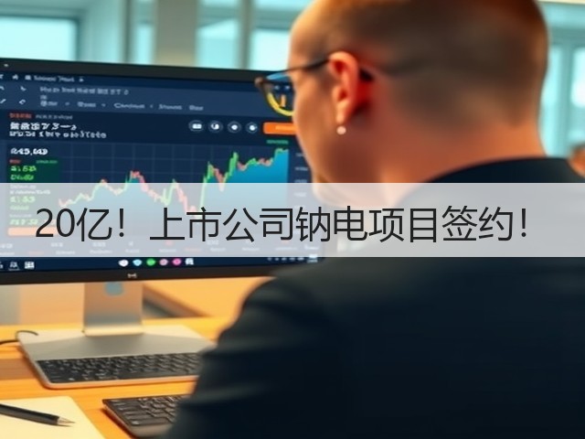 20亿！上市公司钠电项目签约！(图2)