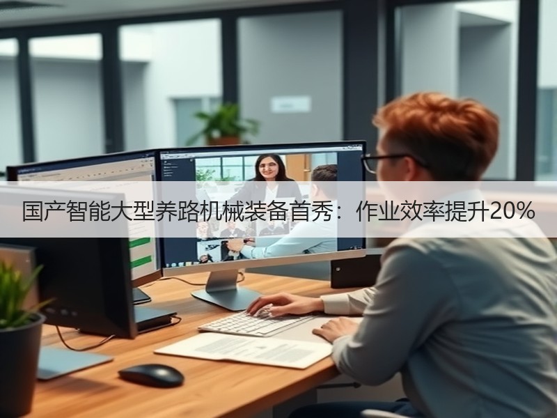 国产智能大型养路机械装备首秀:作业效率提升20% 国产智能大型养路机械装备首秀:作业效率提升20%