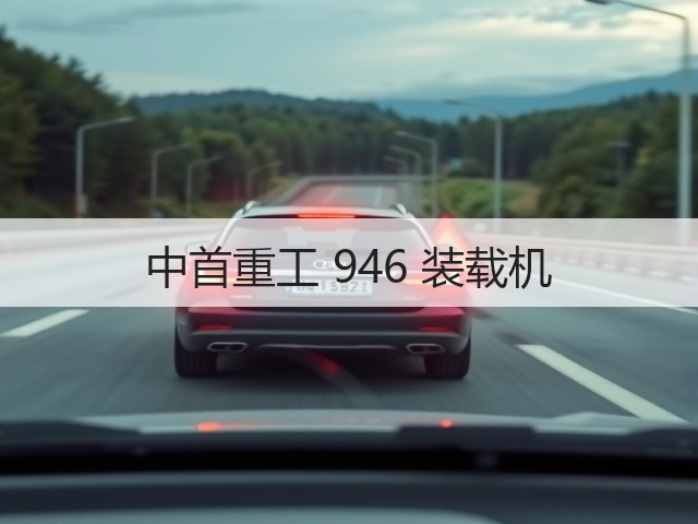 中首重工 946 装载机(图2) 中首重工 946 装载机(图2)