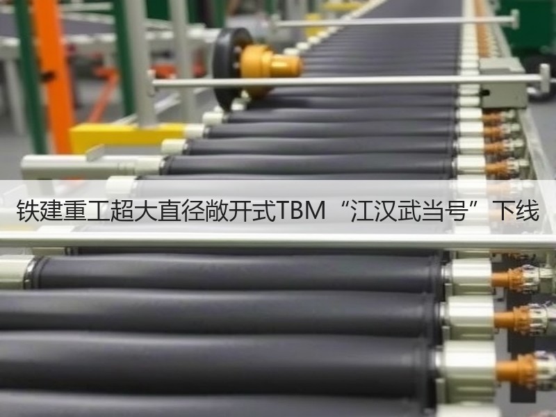 铁建重工超大直径敞开式TBM“江汉武当号”下线