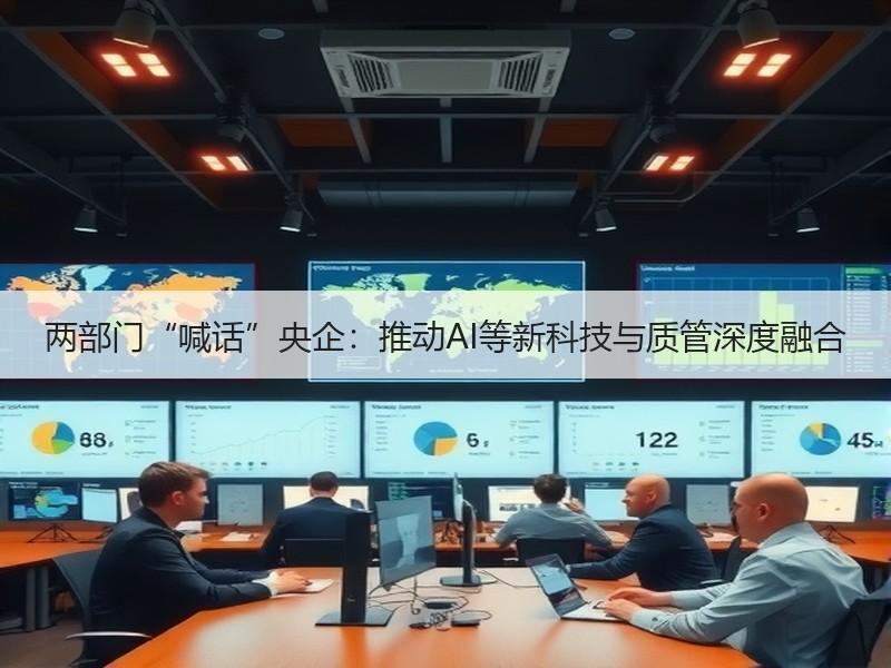 两部门“喊话”央企：推动AI等新科技与质管深度融合