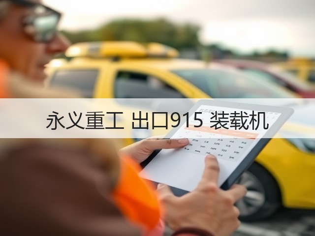 永义重工 出口915 装载机(图2)
