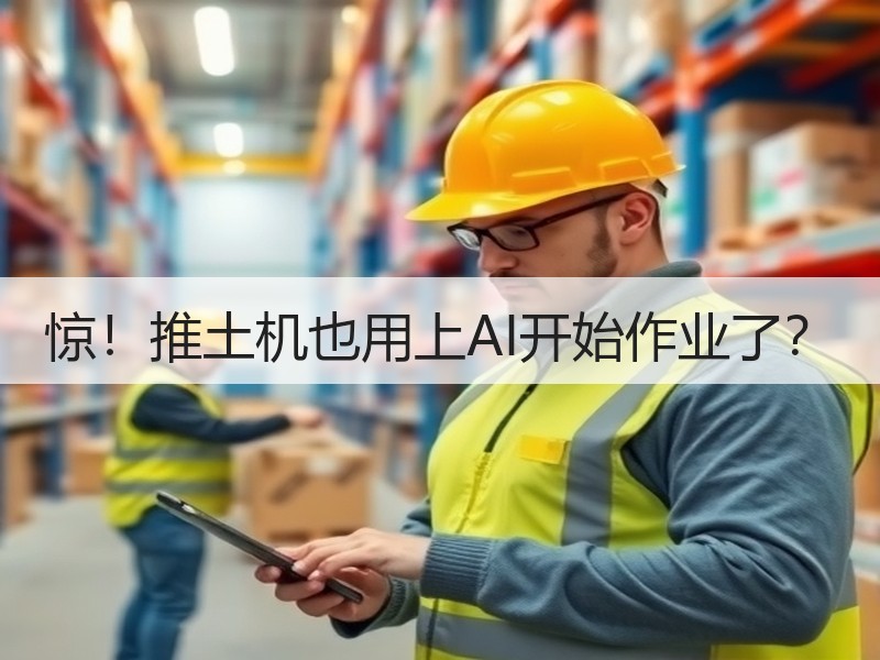 惊!推土机也用上AI开始作业了? 惊!推土机也用上AI开始作业了?