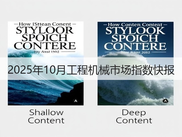 2025年10月工程机械市场指数快报(图3) 2025年10月工程机械市场指数快报(图3)