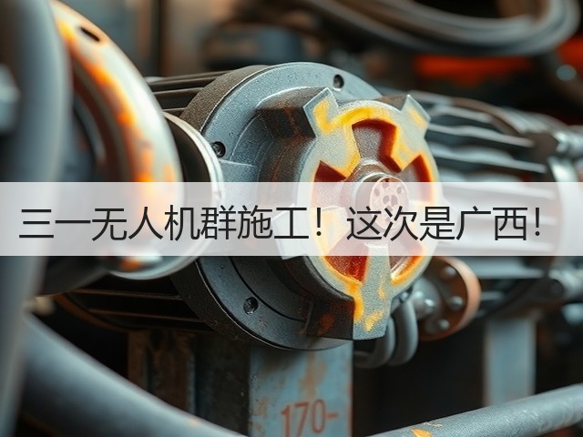 三一无人机群施工!这次是广西!(图2) 三一无人机群施工!这次是广西!(图2)