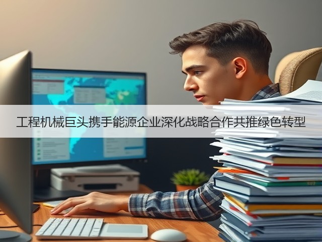 工程机械巨头携手能源企业深化战略合作共推绿色转型(图1) 工程机械巨头携手能源企业深化战略合作共推绿色转型(图1)