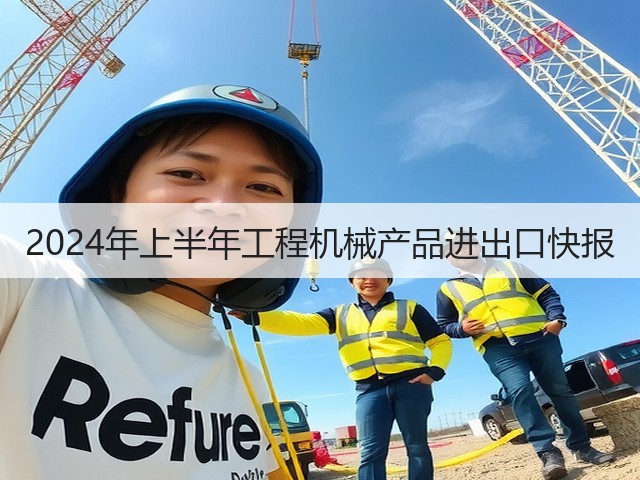2024年上半年工程机械产品进出口快报(图3) 2024年上半年工程机械产品进出口快报(图3)