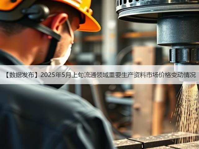 【数据发布】2025年5月上旬流通领域重要生产资料市场价格变动情况(图1)