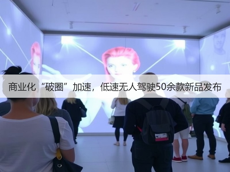商业化“破圈”加速，低速无人驾驶50余款新品发布