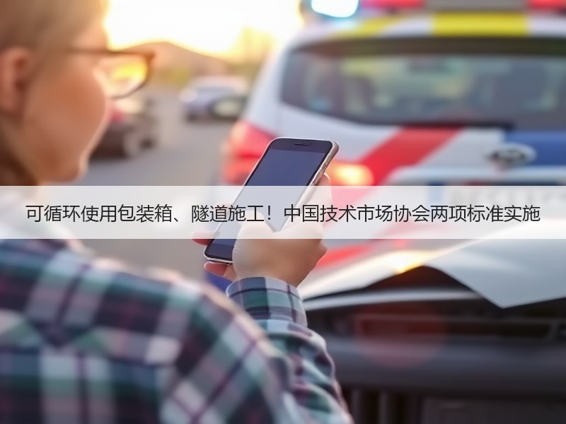 可循环使用包装箱、隧道施工！中国技术市场协会两项标准实施