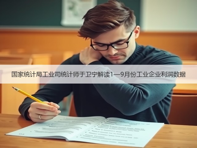 国家统计局工业司统计师于卫宁解读1—9月份工业企业利润数据(图3) 国家统计局工业司统计师于卫宁解读1—9月份工业企业利润数据(图3)