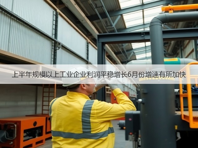上半年规模以上工业企业利润平稳增长6月份增速有所加快(图3) 上半年规模以上工业企业利润平稳增长6月份增速有所加快(图3)