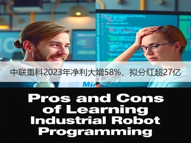 中联重科2023年净利大增58%、拟分红超27亿(图1)