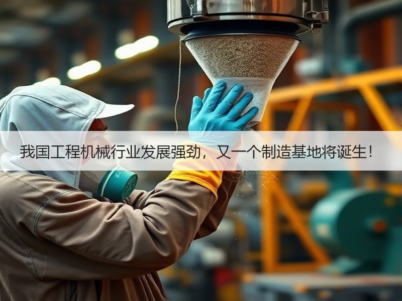 我国工程机械行业发展强劲,又一个制造基地将诞生! 我国工程机械行业发展强劲,又一个制造基地将诞生!