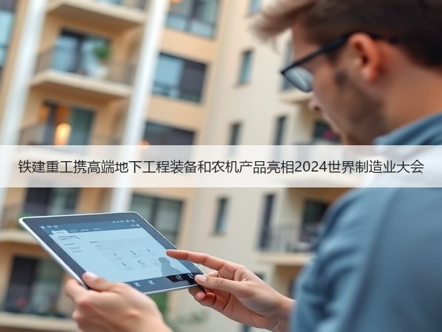 铁建重工携高端地下工程装备和农机产品亮相2024世界制造业大会(图2)