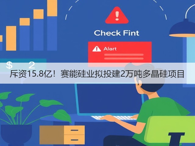 斥资15.8亿!赛能硅业拟投建2万吨多晶硅项目(图1) 斥资15.8亿!赛能硅业拟投建2万吨多晶硅项目(图1)