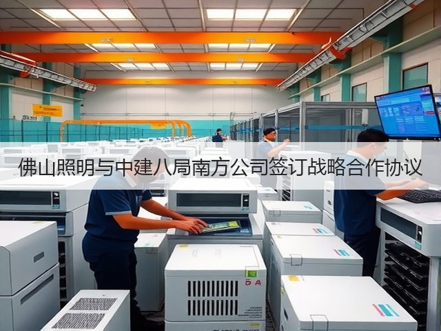 佛山照明与中建八局南方公司签订战略合作协议(图2) 佛山照明与中建八局南方公司签订战略合作协议(图2)