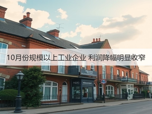 10月份规模以上工业企业 利润降幅明显收窄(图2)