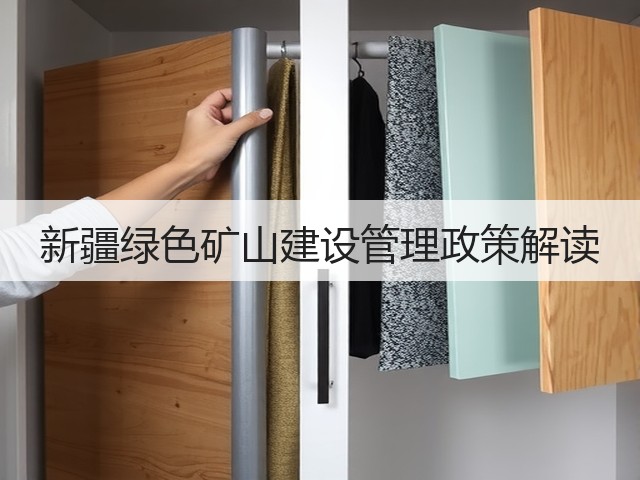 新疆绿色矿山建设管理政策解读(图1) 新疆绿色矿山建设管理政策解读(图1)