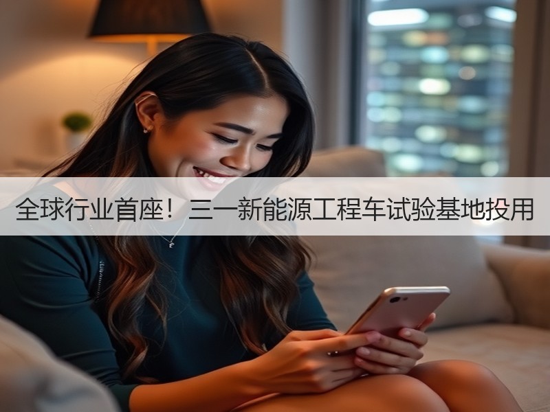 全球行业首座！三一新能源工程车试验基地投用
