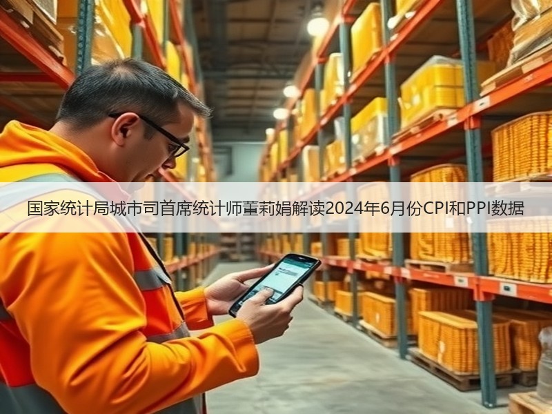 国家统计局城市司首席统计师董莉娟解读2024年6月份CPI和PPI数据