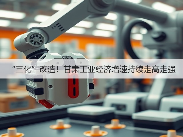 “三化”改造！甘肃工业经济增速持续走高走强(图3)