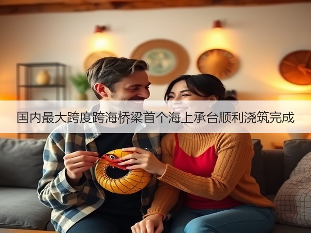 国内最大跨度跨海桥梁首个海上承台顺利浇筑完成(图1) 国内最大跨度跨海桥梁首个海上承台顺利浇筑完成(图1)