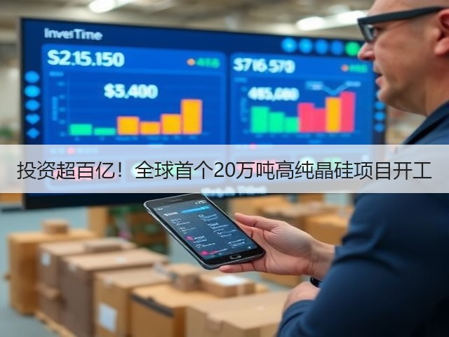 投资超百亿!全球首个20万吨高纯晶硅项目开工(图2) 投资超百亿!全球首个20万吨高纯晶硅项目开工(图2)
