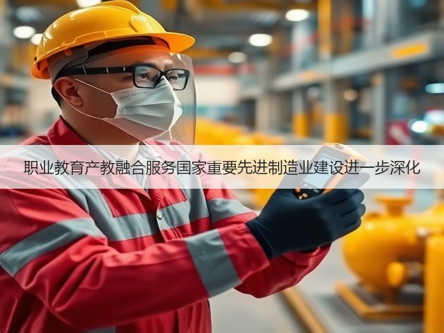 职业教育产教融合服务国家重要先进制造业建设进一步深化(图1)