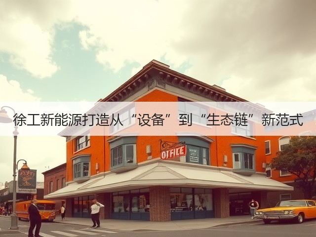 徐工新能源打造从“设备”到“生态链”新范式(图2)