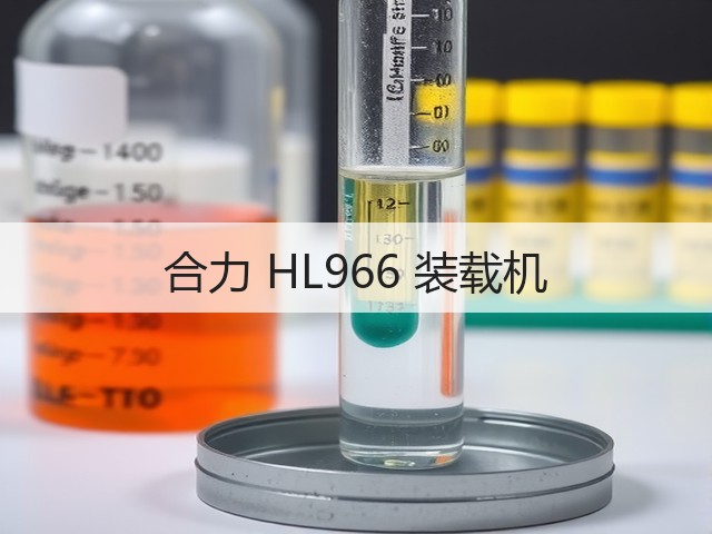 合力 HL966 装载机(图3) 合力 HL966 装载机(图3)