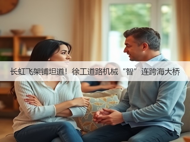 长虹飞架铺坦道！徐工道路机械“智”连跨海大桥(图3)