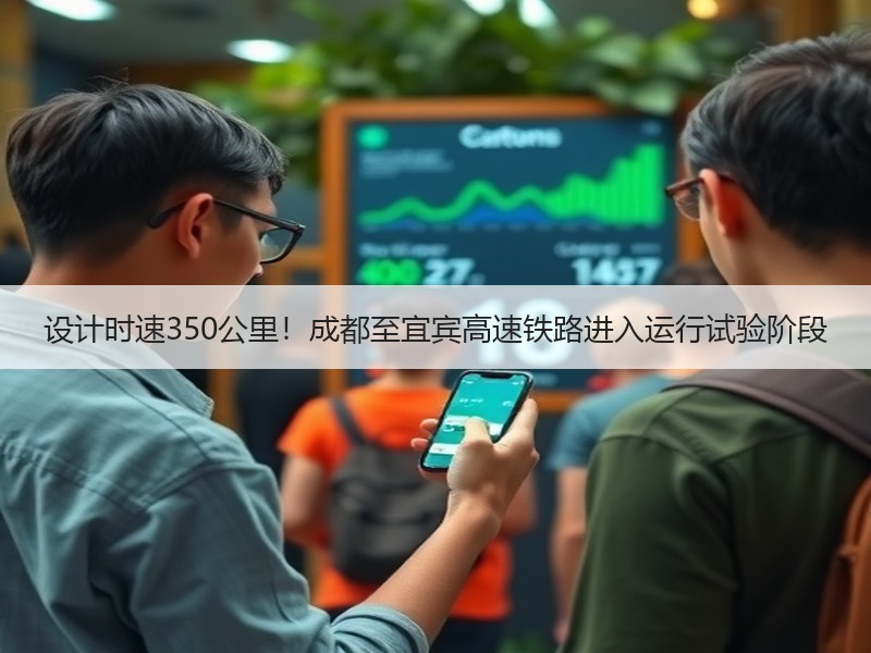 设计时速350公里！成都至宜宾高速铁路进入运行试验阶段