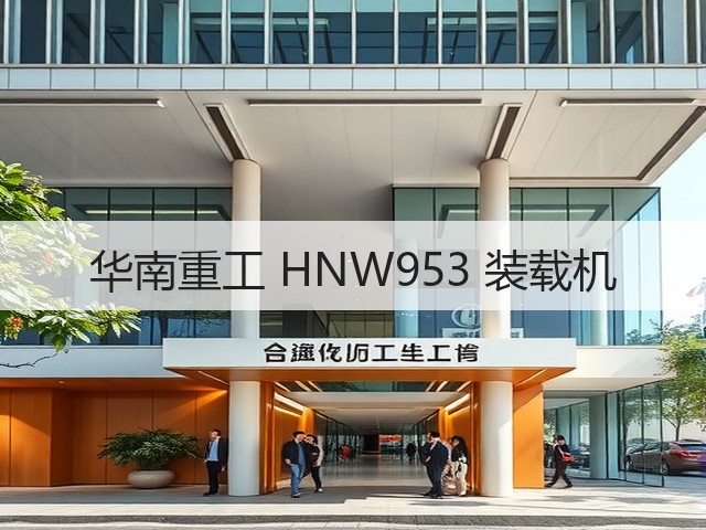 华南重工 HNW953 装载机(图1) 华南重工 HNW953 装载机(图1)