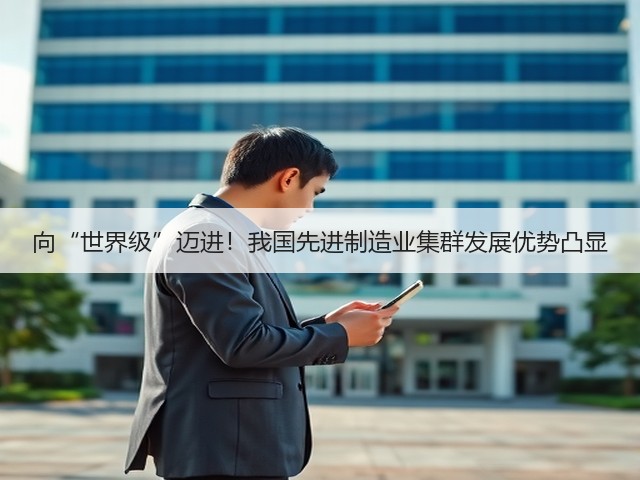 向“世界级”迈进!我国先进制造业集群发展优势凸显(图1) 向“世界级”迈进!我国先进制造业集群发展优势凸显(图1)