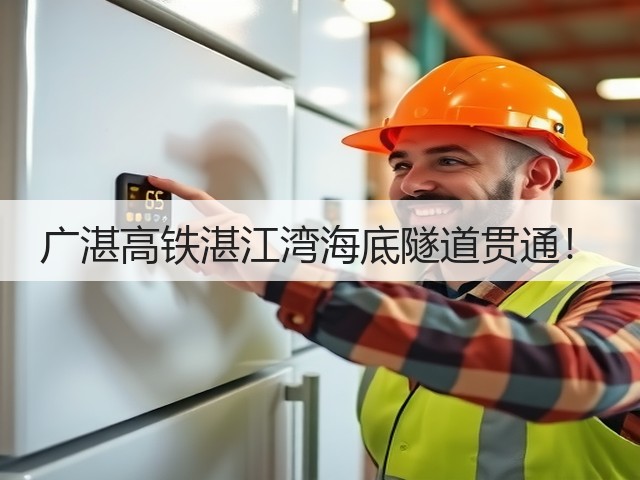广湛高铁湛江湾海底隧道贯通！(图2)