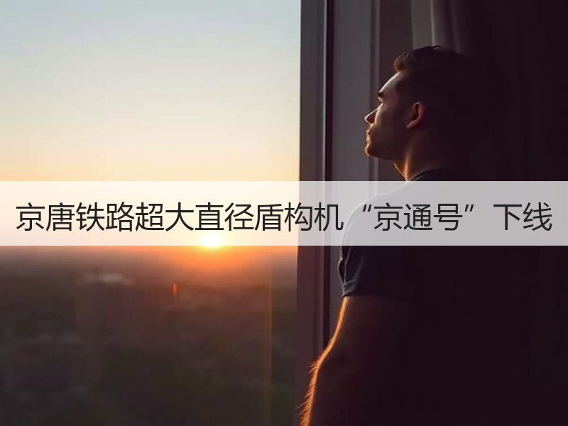 京唐铁路超大直径盾构机“京通号”下线 京唐铁路超大直径盾构机“京通号”下线