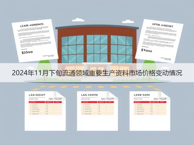 2024年11月下旬流通领域重要生产资料市场价格变动情况(图1) 2024年11月下旬流通领域重要生产资料市场价格变动情况(图1)