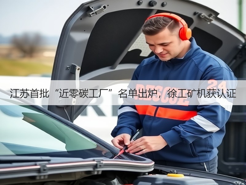 江苏首批“近零碳工厂”名单出炉,徐工矿机获认证 江苏首批“近零碳工厂”名单出炉,徐工矿机获认证